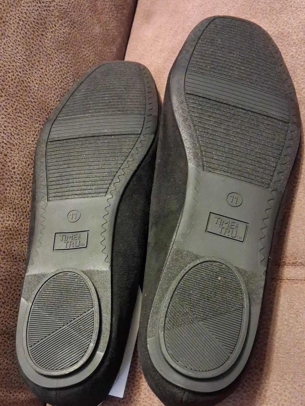 Time And Tru Women's Corset Flats Black Size 11